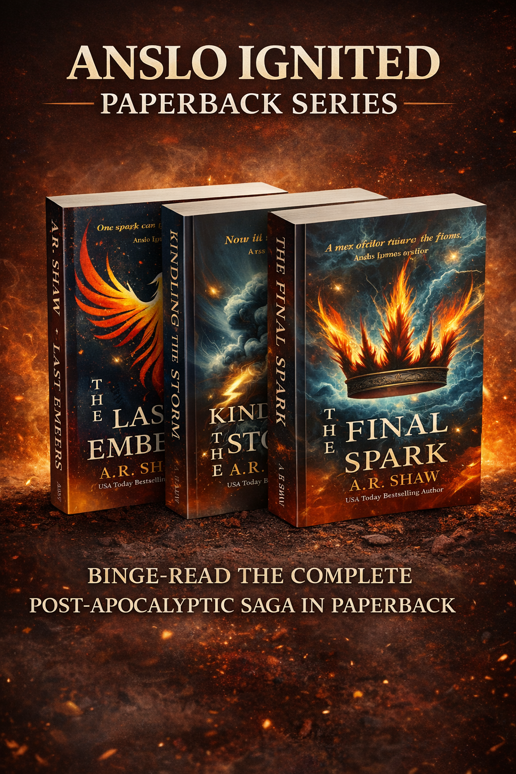 Anslo Ignited Box Set | Dystopian Rebellion Survival Series