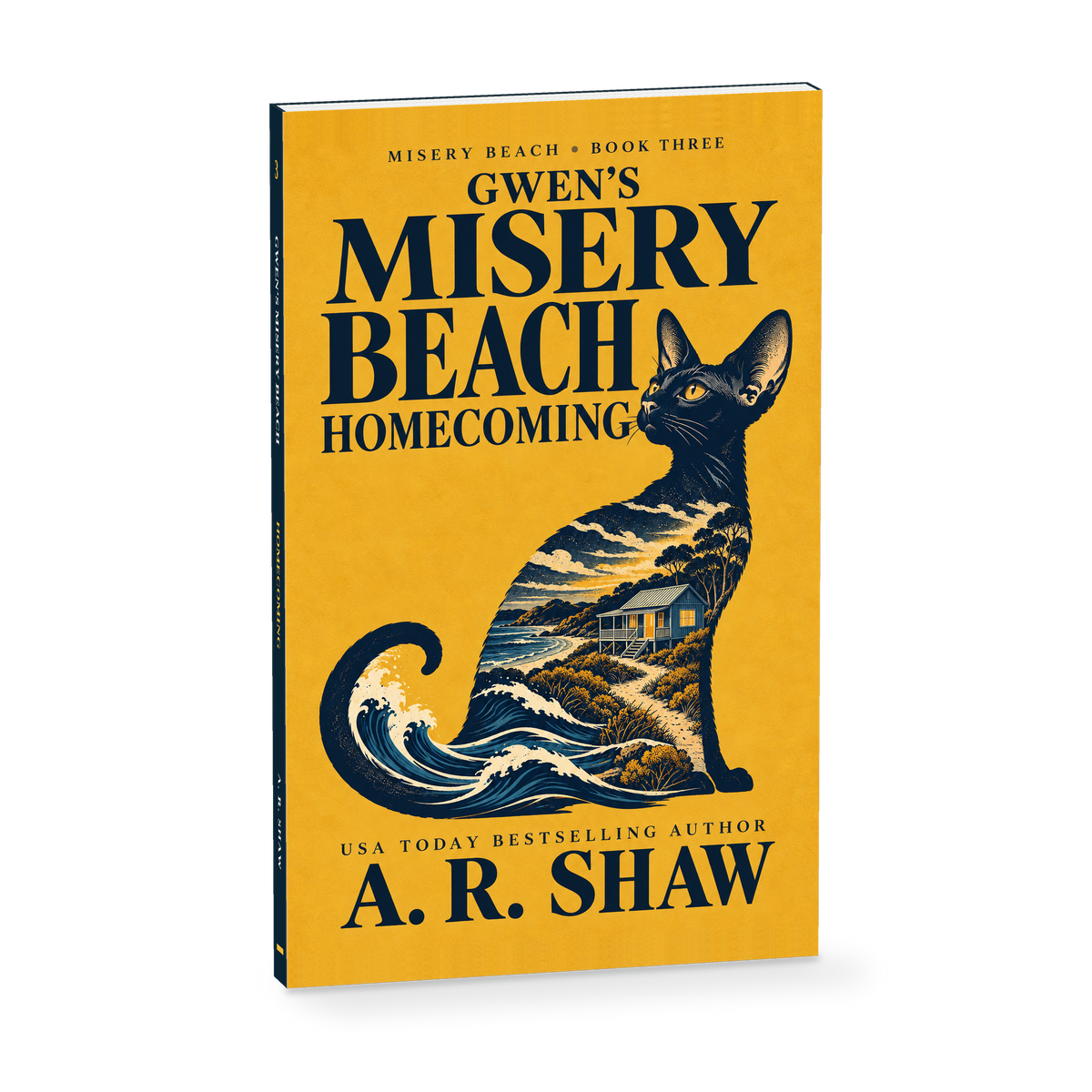 Gwen's Misery Beach Homecoming — Book Three paperback by A. R. Shaw