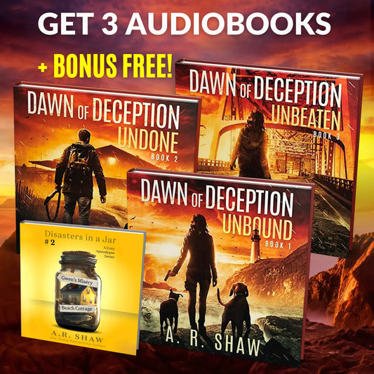Get 3 Audiobooks + Bonus Free — Dawn of Deception